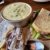 Echo Lake Cafe soup and sandwich